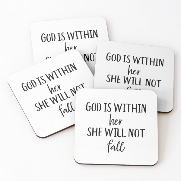 Item preview, God Is Within Her She Will Not Fall Psalm 46:5 designed and sold by allysmar.