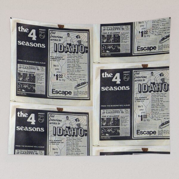 Item preview, Four Seasons, Idaho, 45 pic slv, Gazette, Jersey designed and sold by Vintaged.