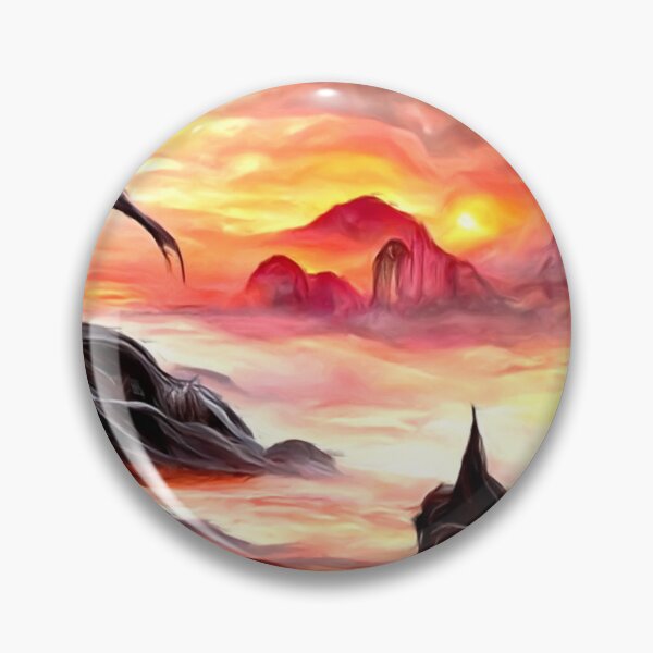 Item preview, Spooky Halloween Landscape, Lim Heng Swee designed and sold by ZoneOfStickers1.