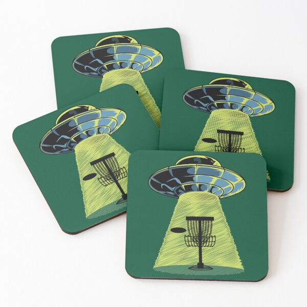 Artikelvorschau, Thema Frisbee discgolf T-Shirt Geschenke des Discgolft-shirts Vintagen Raumschiffalien lustigen entworfen und verkauft von soulsistars.