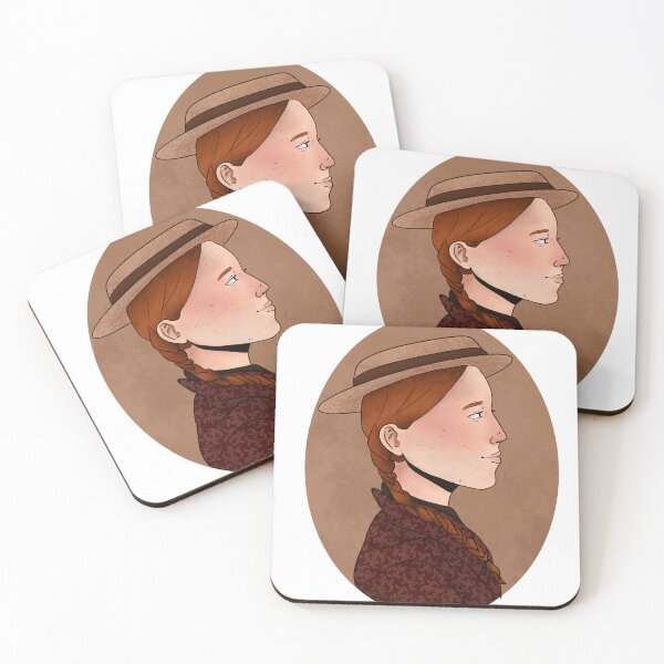 Item preview, Anne with an E Profile Portrait designed and sold by athenasartistry.