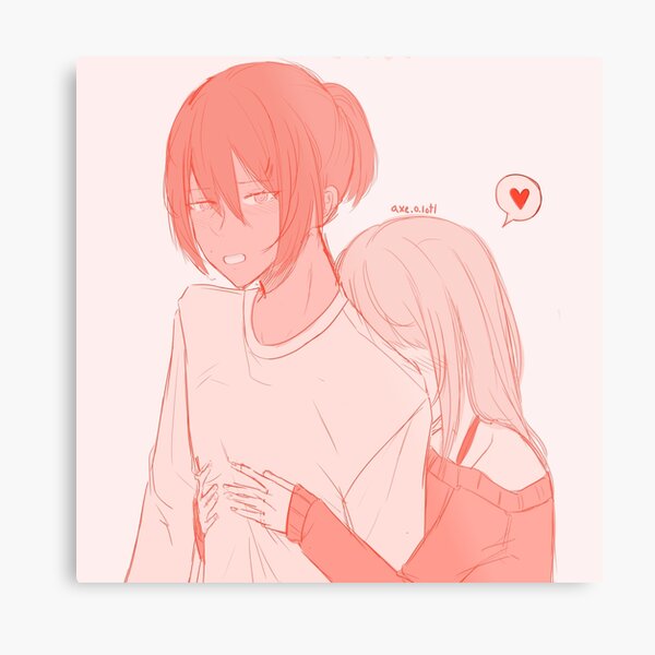 Anime Couple Metal Prints for Sale | Redbubble Anime Couple Metal Prints for Sale | Redbubble