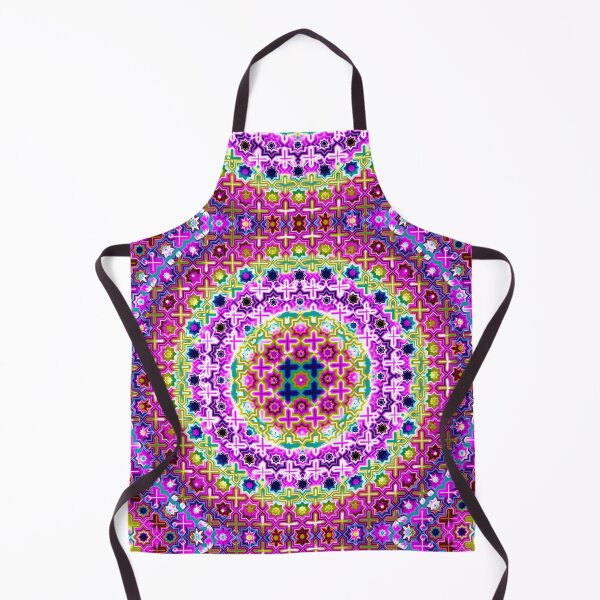 Item preview, Rainbow Energy Field Ripple Geometric Magic Pattern Neon Glow Modern Hippie designed and sold by ArticLotusShop.
