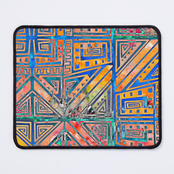 Item preview, "Aztec" 2 | Vibrant And Funky Pattern designed and sold by LiseHoltArt.