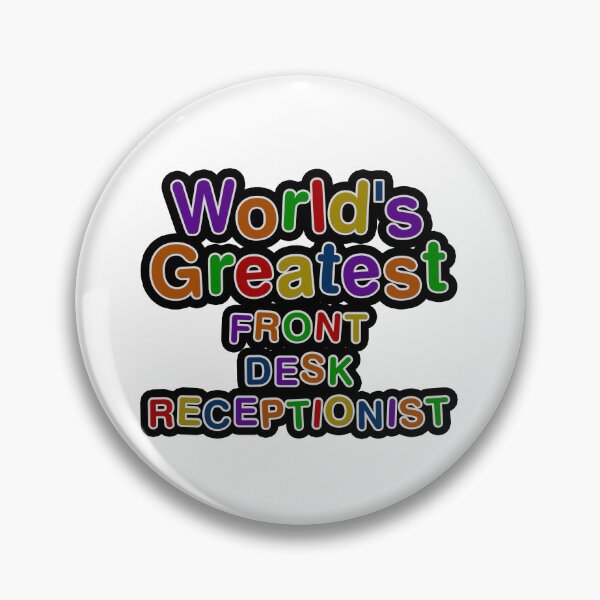 Item preview, World's Greatest FRONT DESK RECEPTIONIST designed and sold by AmyHNJ.