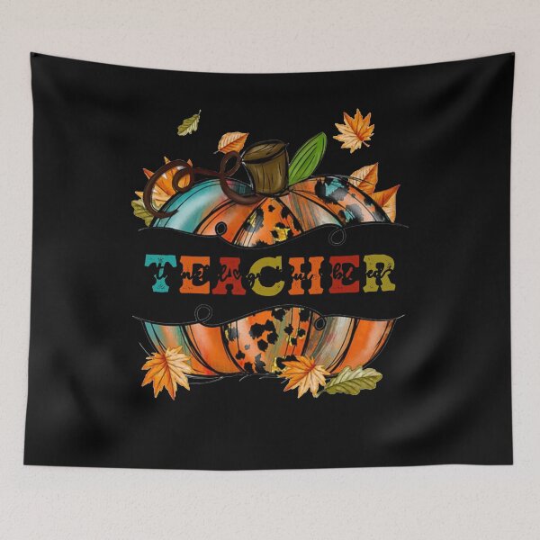 Item preview, Thankful Grateful Blessed Teacher pumpkin love fall gift funny cute designed and sold by elizabethdawnn.
