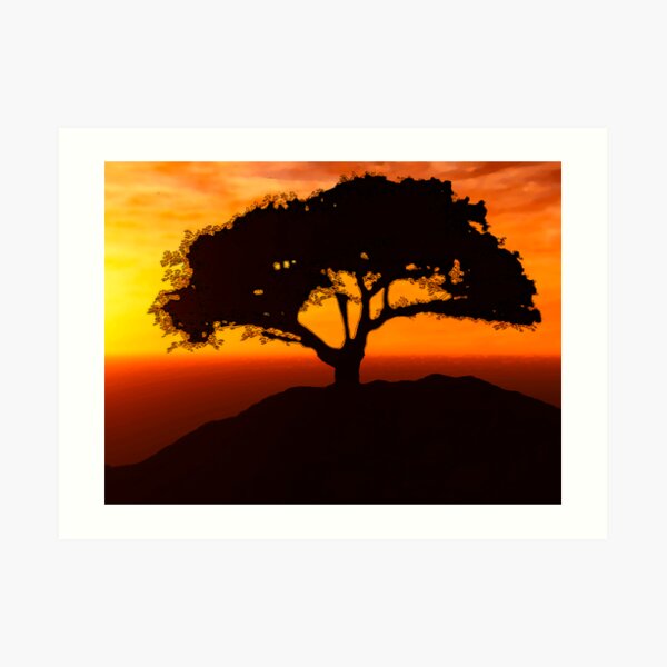 African Savanna Art Print