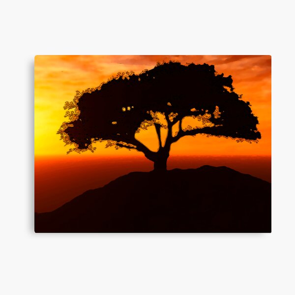 African Savanna Canvas Print