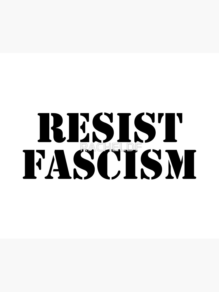 Thumbnail 5 von 5, Mauspad, Widerstand gegen den Faschismus designt und verkauft von RACHELDF.
