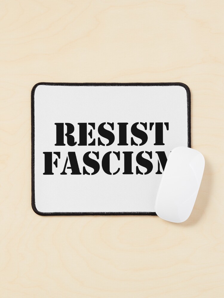 Thumbnail 1 von 5, Mauspad, Widerstand gegen den Faschismus designt und verkauft von RACHELDF.