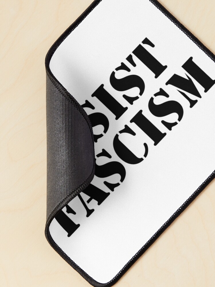 Thumbnail 2 von 5, Mauspad, Widerstand gegen den Faschismus designt und verkauft von RACHELDF.