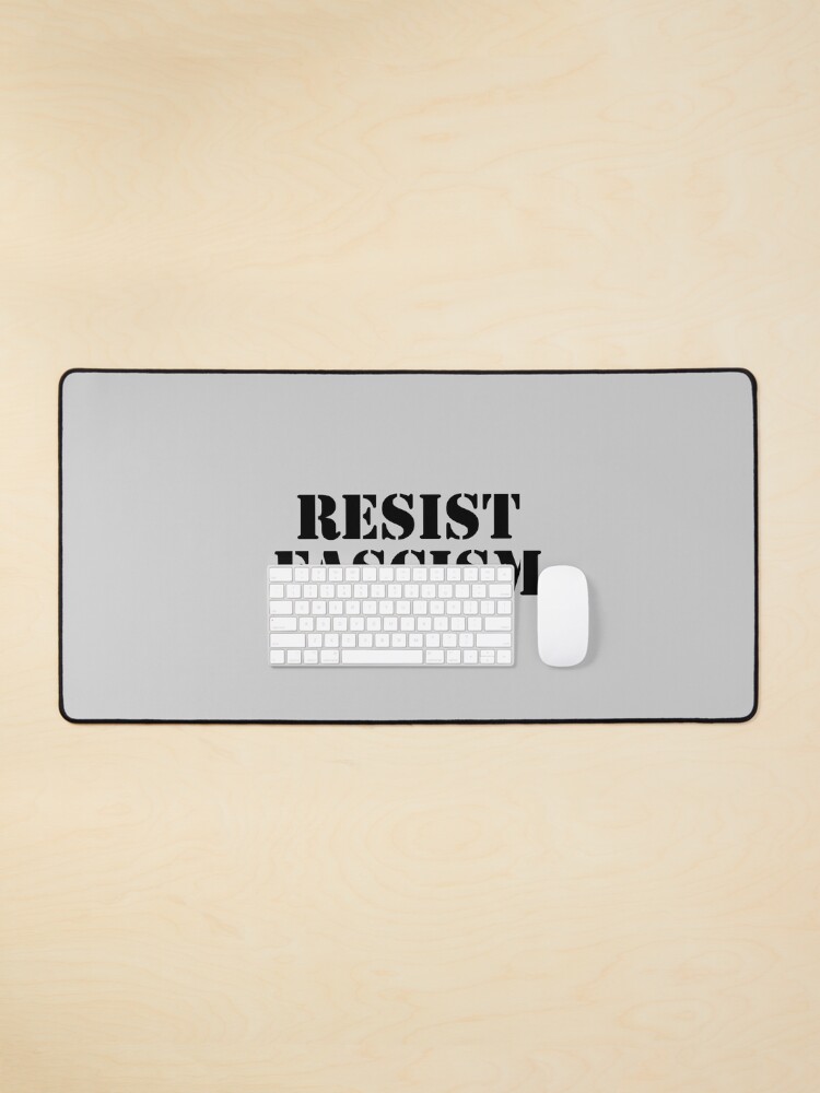 Thumbnail 1 von 5, Mauspad, Widerstand gegen den Faschismus designt und verkauft von RACHELDF.