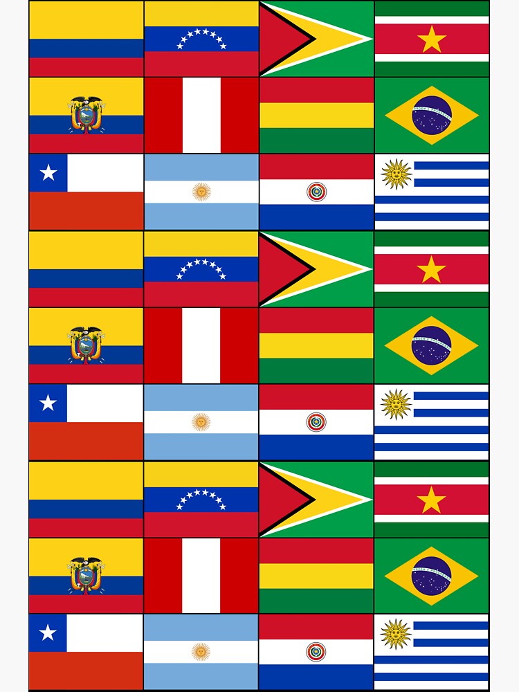 "Flag of the Union of South American Nations" Sticker for Sale by