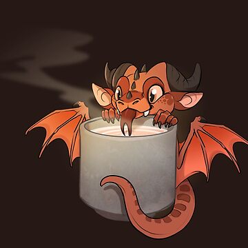 Artwork thumbnail, Coffee Dragon by PencilCat