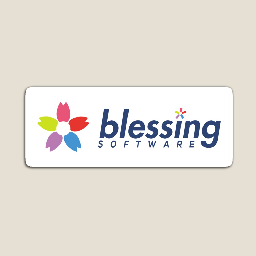 Saekano Blessing Software Box Logo - White