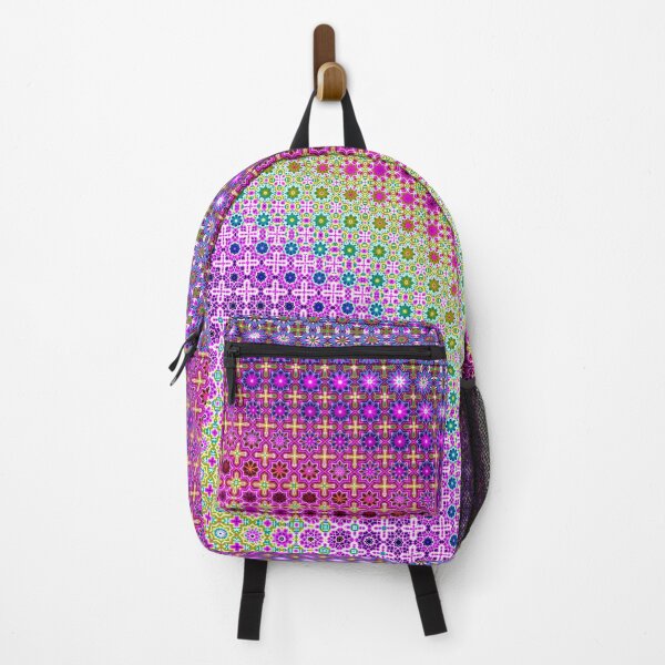 Item preview, Radiant Rainbow Energy Field Ripple Geometric Magic Pattern Neon Glow Modern Hippie designed and sold by ArticLotusShop.