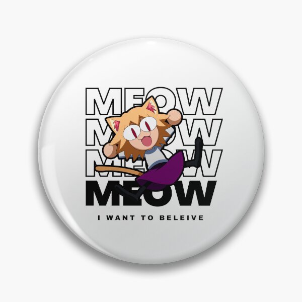 Item preview, Neco Arc Loaf Glossy "Meow" designed and sold by ReezaGraphic.