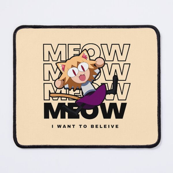 Item preview, Neco Arc Loaf Glossy "Meow" designed and sold by ReezaGraphic.