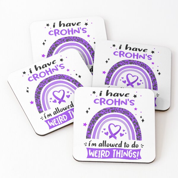 Aperçu de l'œuvre Conscience de Crohn - J'ai la maladie de Crohn, je suis autorisé à faire des choses étranges ! créée et vendue par KirstybShop.
