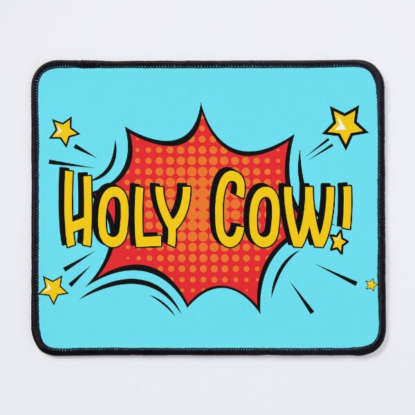 Item preview, Funny Retro Comic Style Holy Cow! the non-cussing cussing design. designed and sold by jamie Omahen.