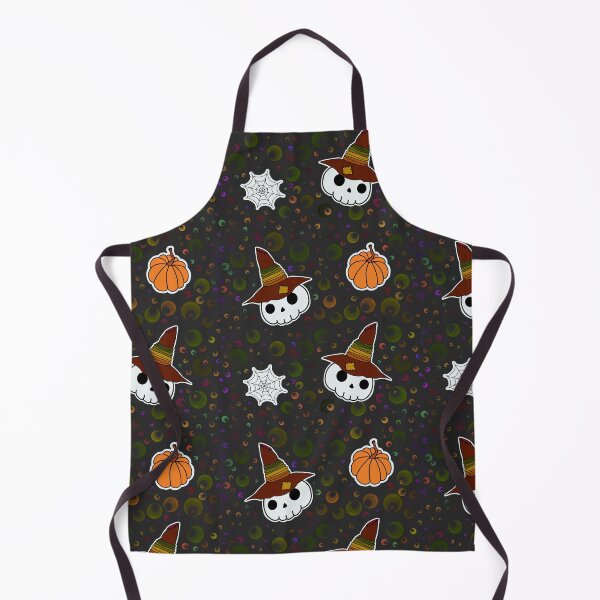 Item preview, Cute Witch Skull Halloween Pattern designed and sold by AutumnJude Rowan.