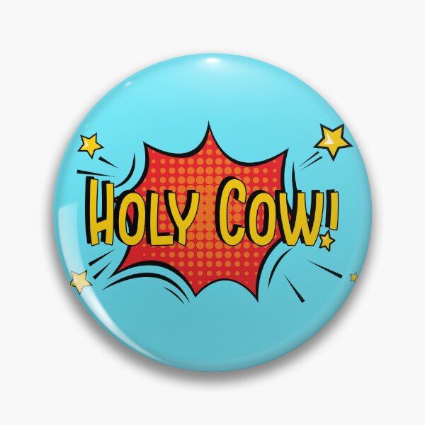 Item preview, Funny Retro Comic Style Holy Cow! the non-cussing cussing design. designed and sold by jamie Omahen.