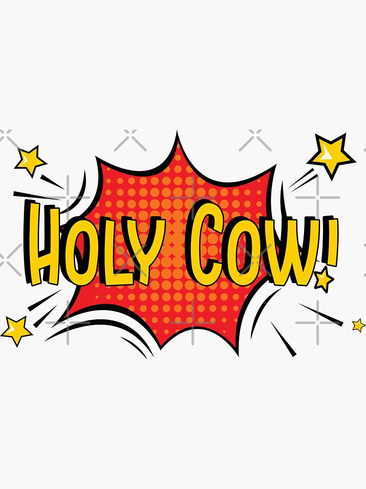 Chicago Harry Caray Holy Cow Sticker for Sale by RiskySuit