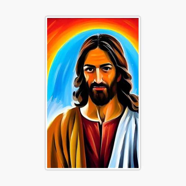 Christ Jesus Stickers for Sale - Fine Art America