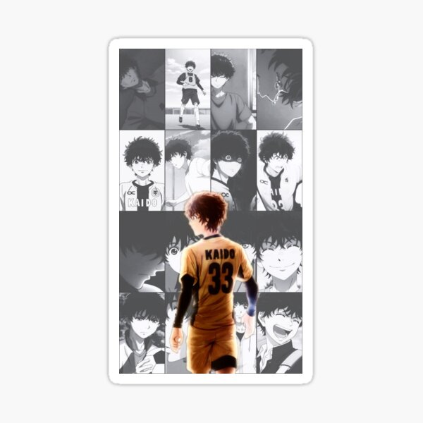 Hot Anime Ao Ashi Aoashi Posters Manga Retro Kraft Paper Sticker