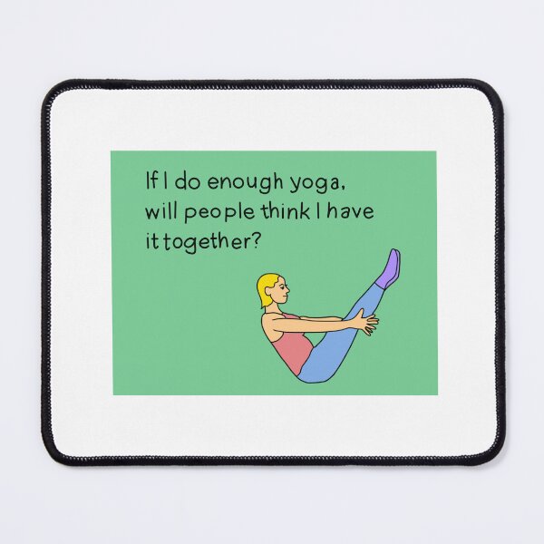 Item preview, Yoga Pose designed and sold by angrystickergal.