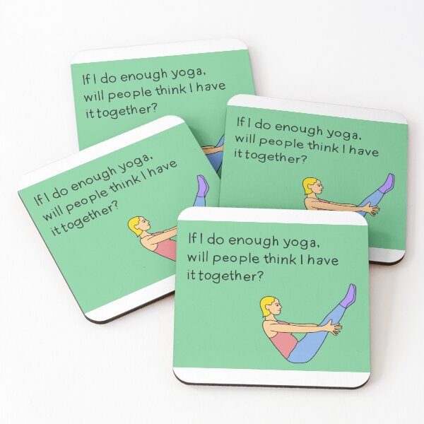 Item preview, Yoga Pose designed and sold by angrystickergal.