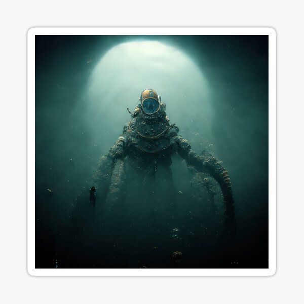 Item preview, Underwater Horror designed and sold by WillSci-Mons.