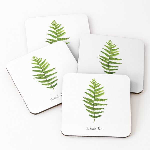 Item preview,  Ostrich fern watercolor designed and sold by ColorandColor.