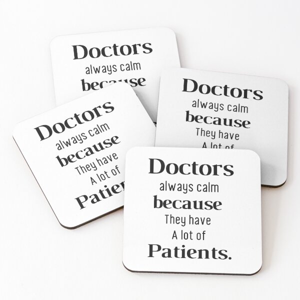 Item preview, doctors always calm funny medical phrase Funny Gift for Med School Students and Future MD for Graduation designed and sold by Drmorphine.