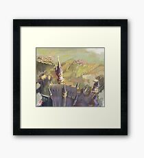The Mad King's Castle Framed Print