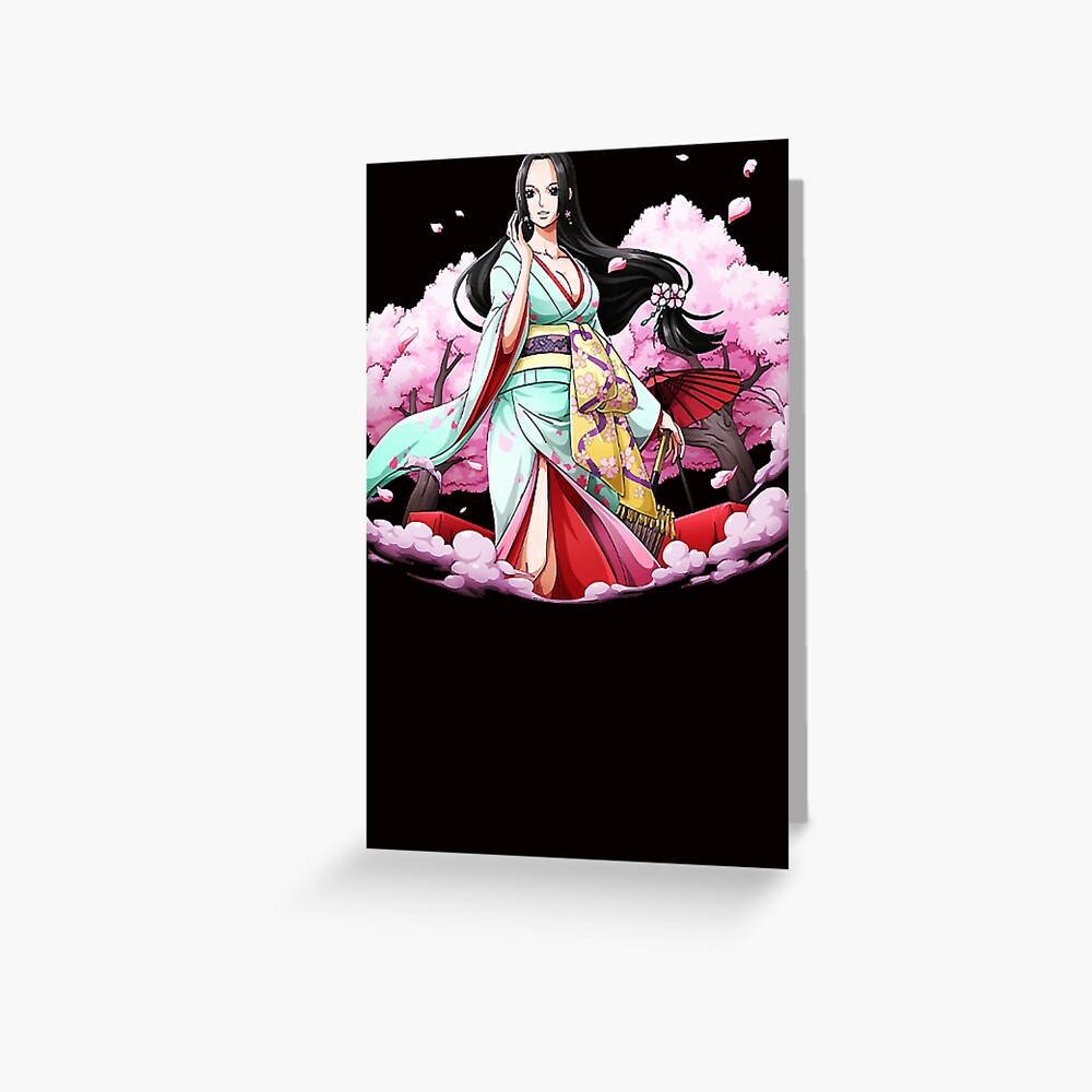 Boa Hancock Wano One Piece Greeting Card For Sale By Stephanieben Redbubble 