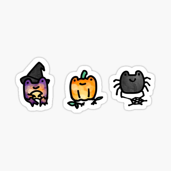 Item preview, Halloween Frogs designed and sold by Alilcasias.