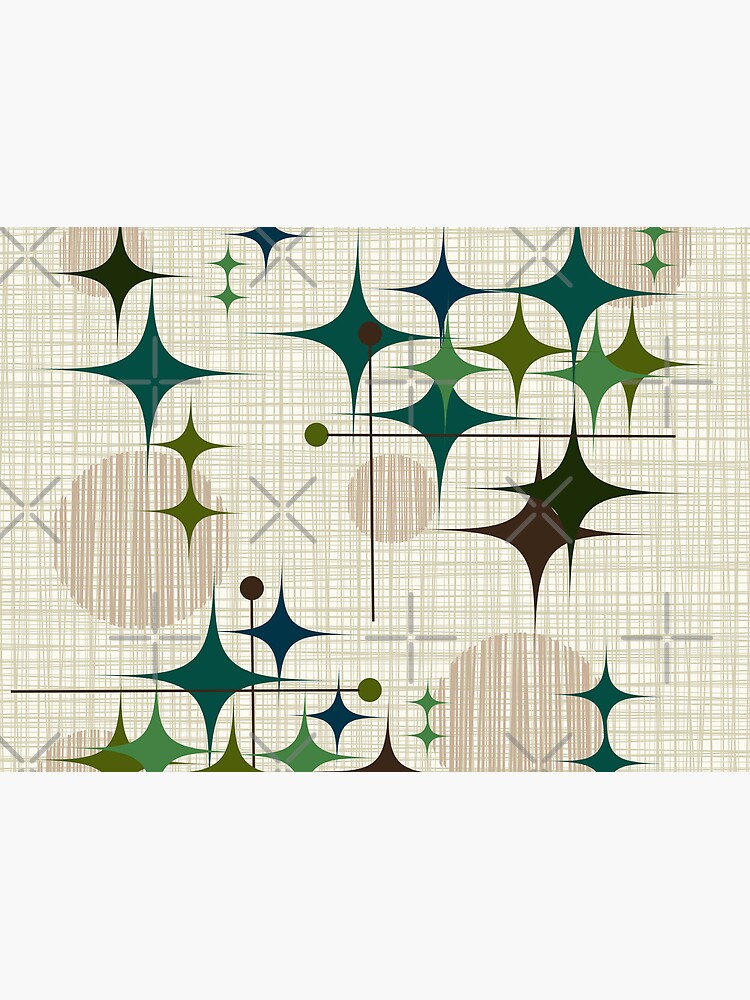 Eames Era Starbursts and Globes 1 (bkgrnd) by Makanahele