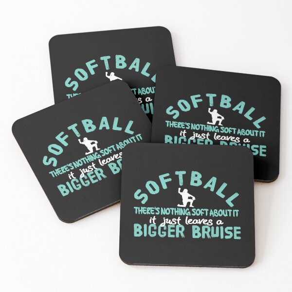 Item preview, Softball There's Nothing Soft About It It Just Leaves A Bigger Bruise designed and sold by MichelSorour.