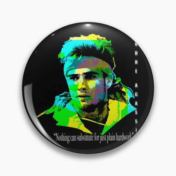 Item preview, Tennis Fan Art - Andre Agassi  designed and sold by JeloArt.