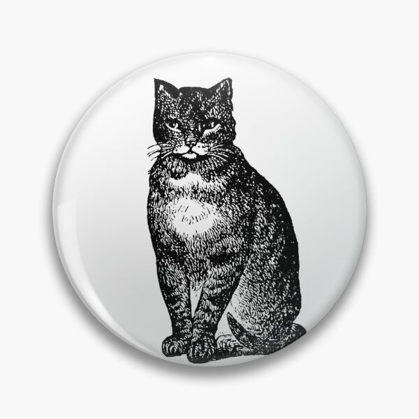 Item preview, Vintage Cat Drawing designed and sold by SuziQPrayers427.