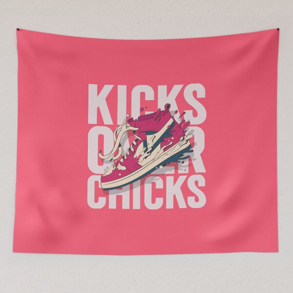 Item preview, KICKS OVER CHICKS designed and sold by AladdinMktgs.