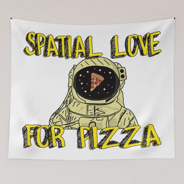 Item preview, Space Pizza Love  designed and sold by MizunoMasuta.