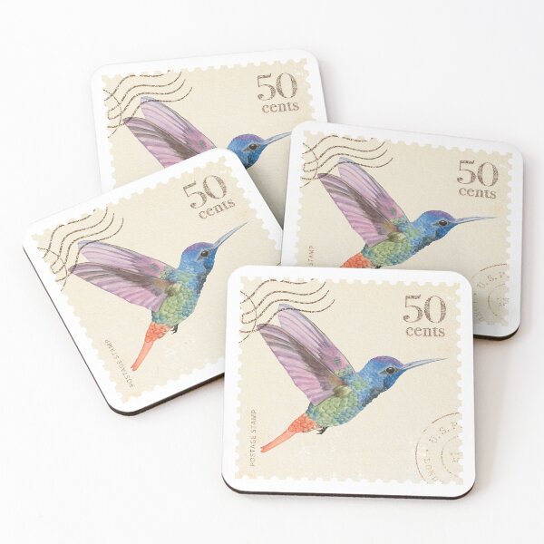 Item preview,  Vintage Hummingbird Stamp designed and sold by SuziQPrayers427.