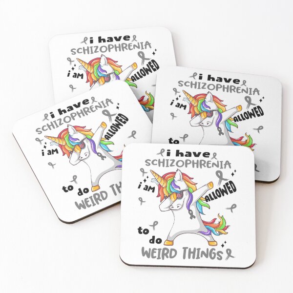 Item preview, Schizophrenia Awareness Funny I have Schizophrenia i'm allowed to do Weird Things! designed and sold by JanetShop809.