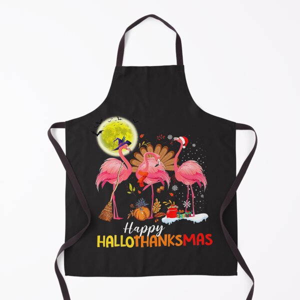 Item preview, Cute Flamingo HalloThanksmas Happy Halloween Thanksgiving designed and sold by okieokeke8.