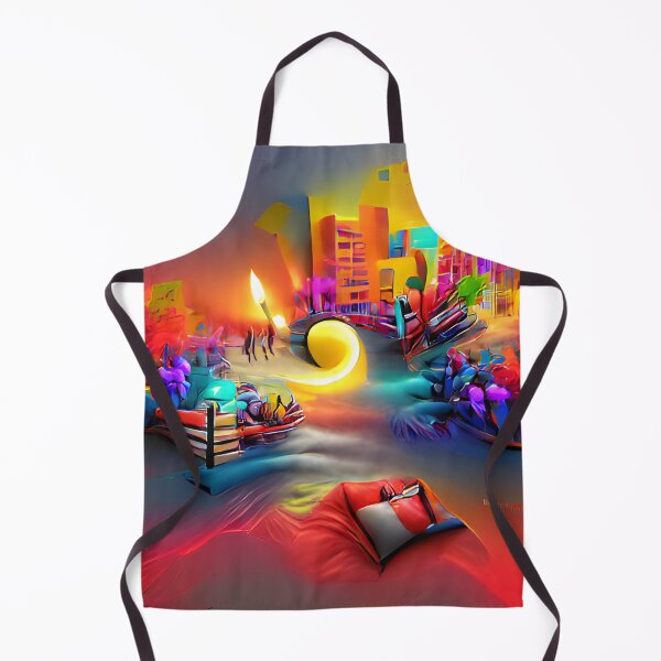 Item preview, Rainbow Cityscape designed and sold by AbstractlyArt.