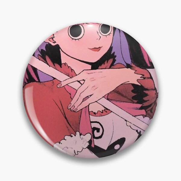 Original Anime ONE PIECE / Perona Metal Pin Badge Collectible Rare