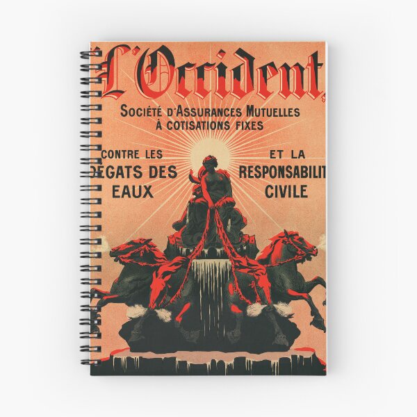 Item preview, L' OCCIDENT France Insurance Company 1900s Vintage French Poster designed and sold by retroposters.