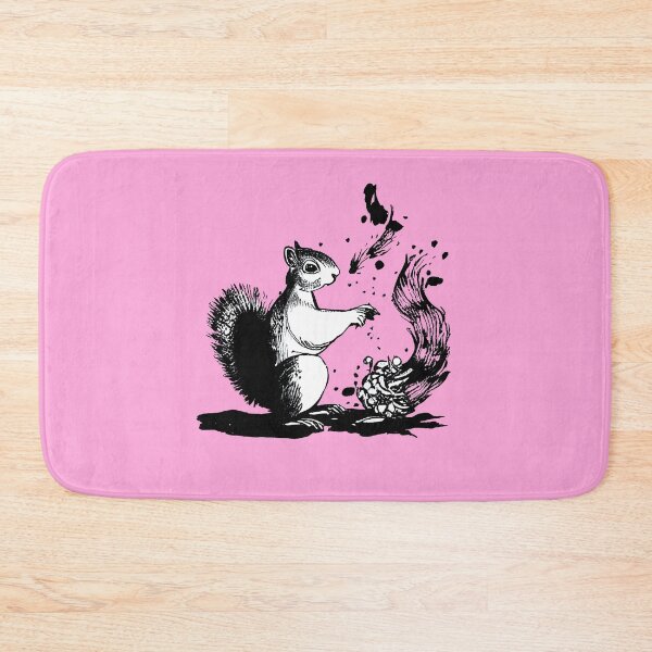 Item preview, A squirrel doing magic, pink designed and sold by etherElric.